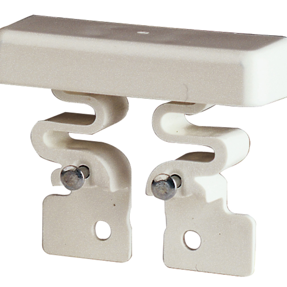 Einddeksel links of rechts DLP lijst 20 x 12,5 mm - wit