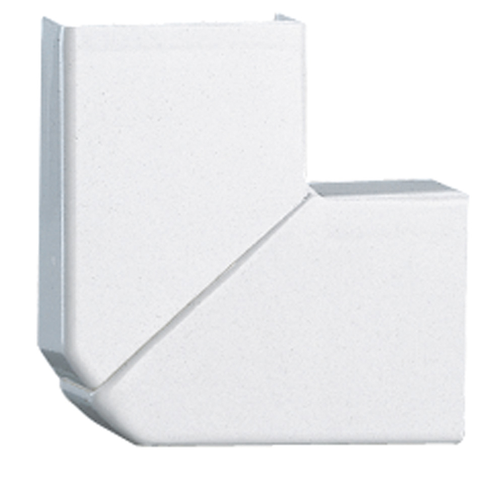 Variabele platte hoek DLP lijst 40 x 16 mm - wit