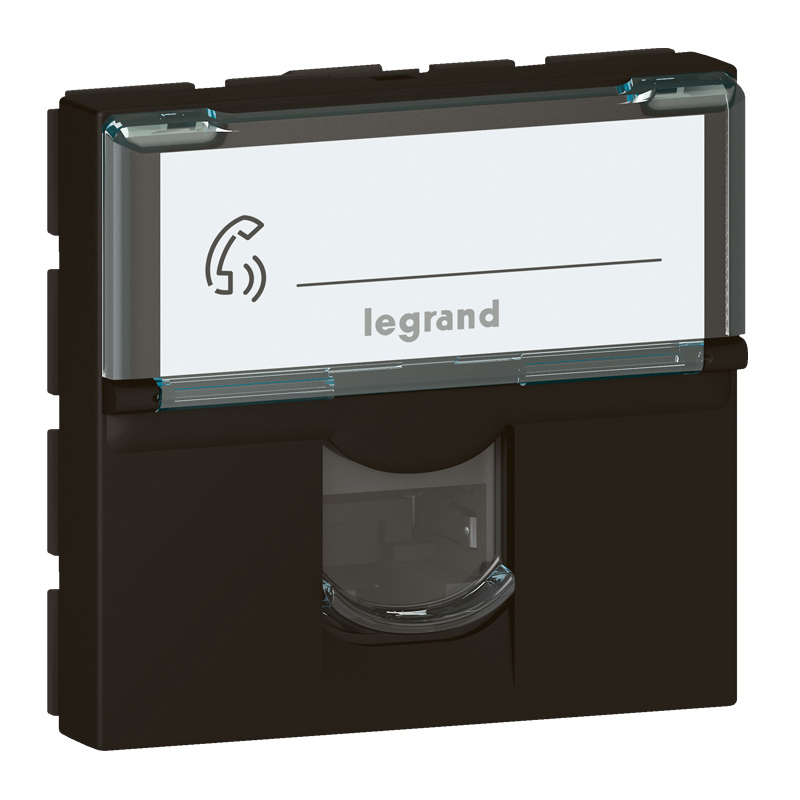 Mosaic RJ45 ctd FTP cat6 2 mod - zwart