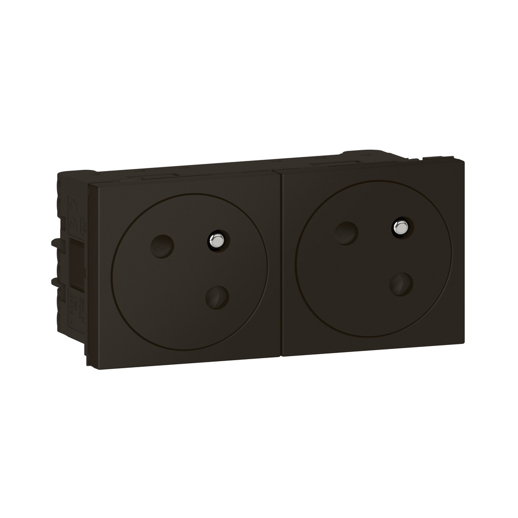 [LEG-079192L] Mos.Link vlakke ctd 2x2P+A 45°-4 mod zwart