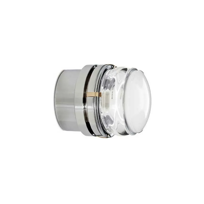 [OLU-L1148 CR] FRESNEL - OUTSIDE LAMP - 1X40W E14 IP44 - 10DIAM - CHROME