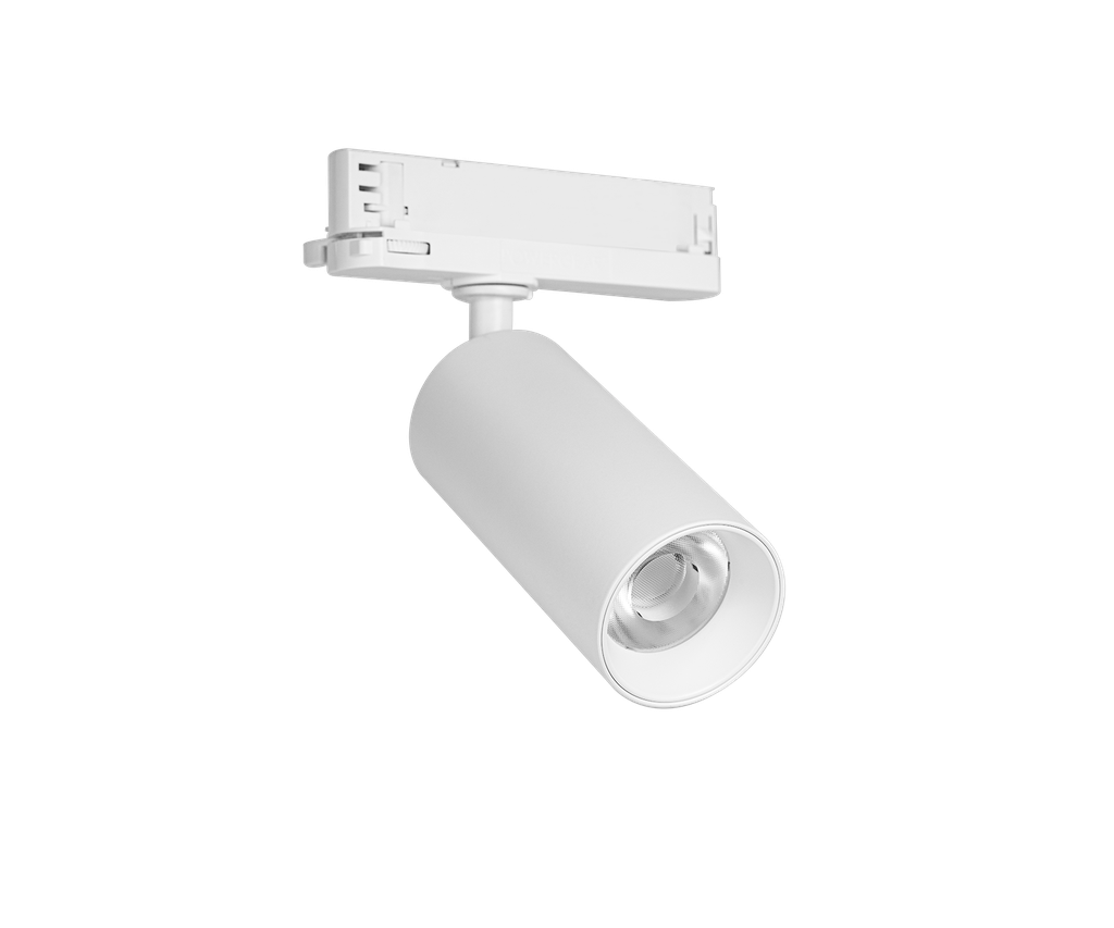 3-fase track light Drum - instelbaar 10W/20W - 980lm/1960lm - incl. driver - niet dimbaar