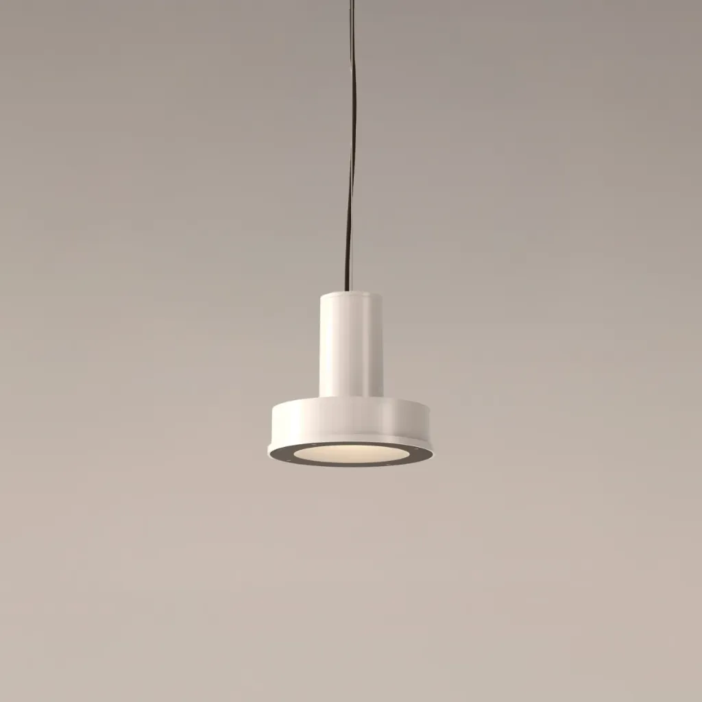 [SNC-ARSPA01] Arne S Domus, White grey structure and canopy. Dimming 1-10V.