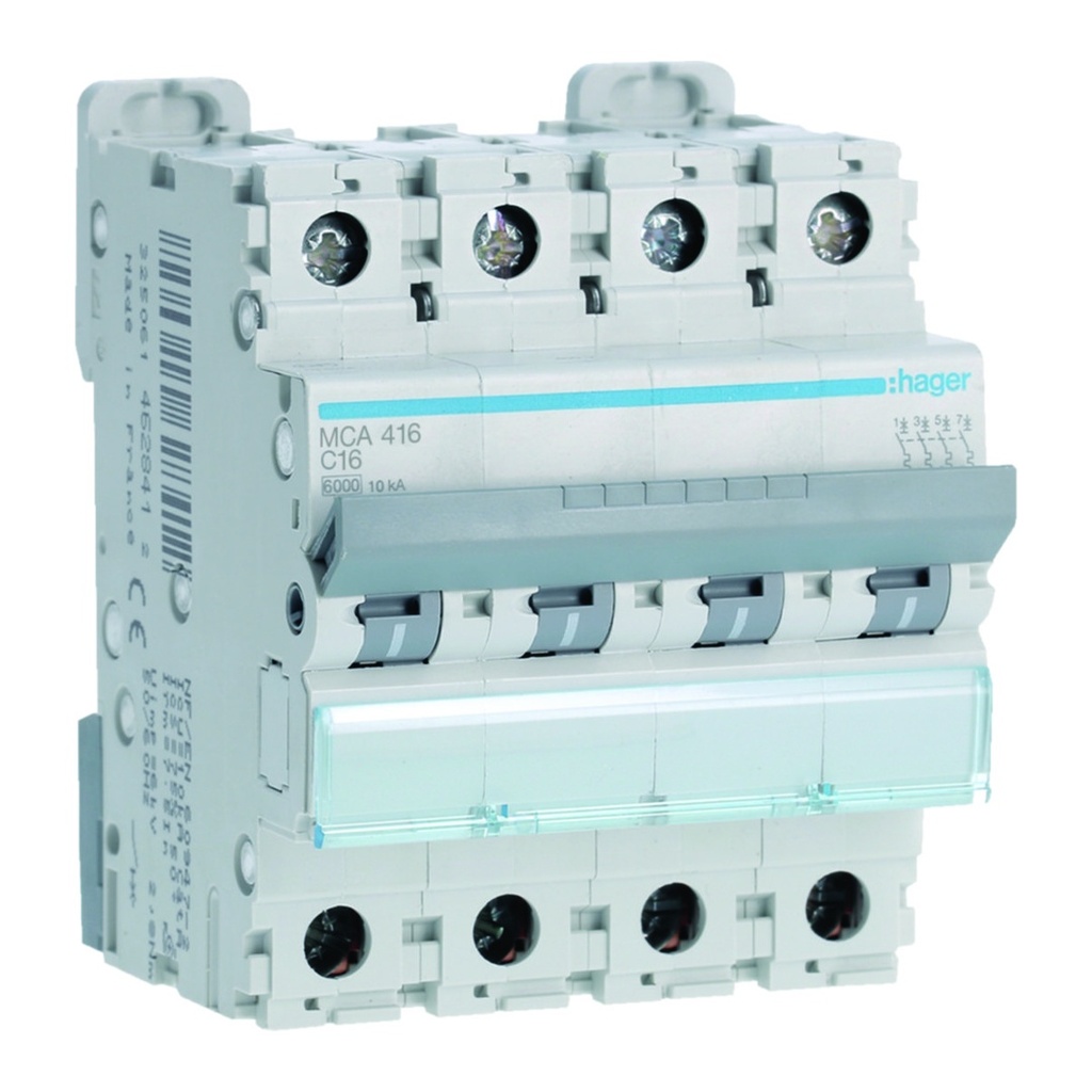 AUTOM. 6KA-C-4P-16A-4M.