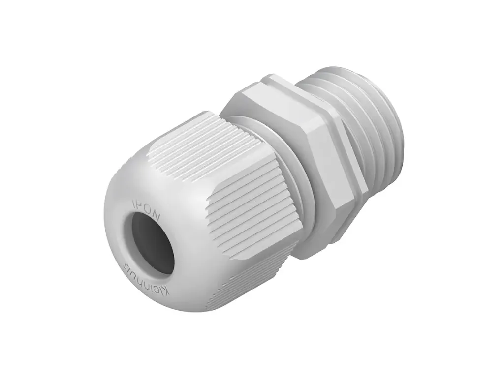 Ipon-wartel RAL 7035, pg 5-10mm, polyamide, IP68