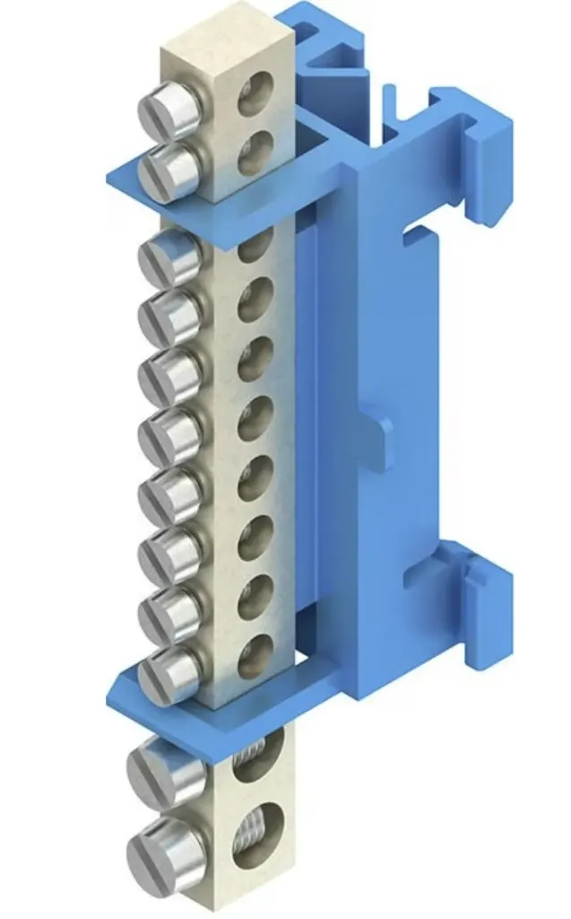 [KHN-651N/12] klem 10 mm² 12 polig blauw