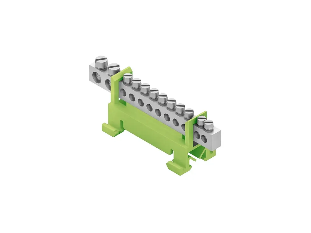 [KHN-651S/15] klem 10 mm² 15 polig geel/groen