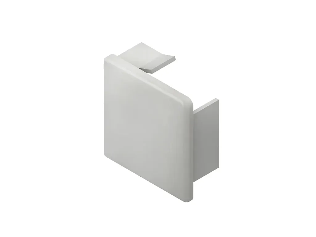 eindstuk HKL wit, 40x40mm