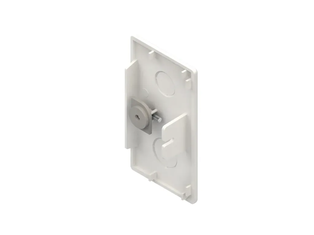 Eindstuk HKL, RAL 7030, 60x230mm