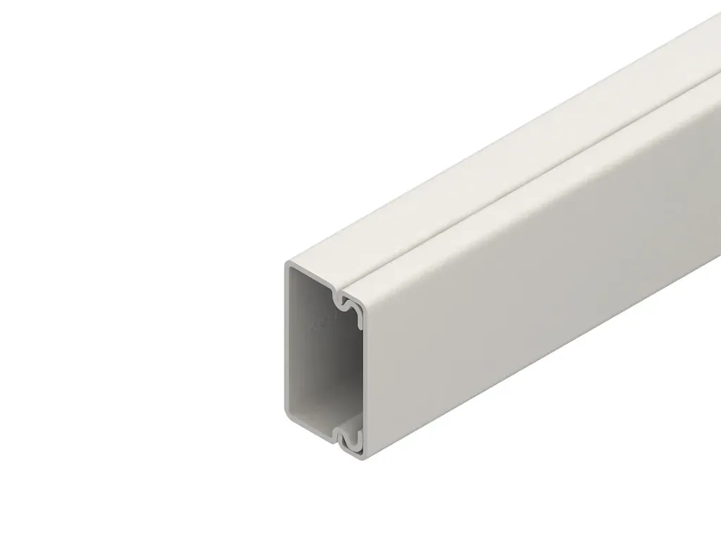 [KHN-HKL2540.6] Wandkanaal, PVC, RAL 9001. 24x40mm, L=2m