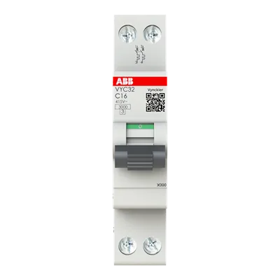 [ABB-VYC32C16] Automaat VYC30 2P 16A Kurve C 3kA