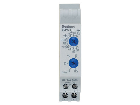 [TPL-ELPA6 PLUS] Elektronische trappenhuisautomaat 230V 50-60HZ 0,5-20/60M 1NO 16A