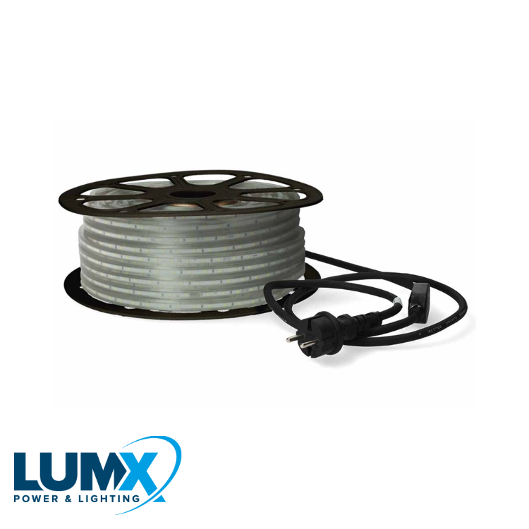 [PRO-LM23950] LED lichtslang DUO FLUOR 50m - 2x60led/m - B=12mm