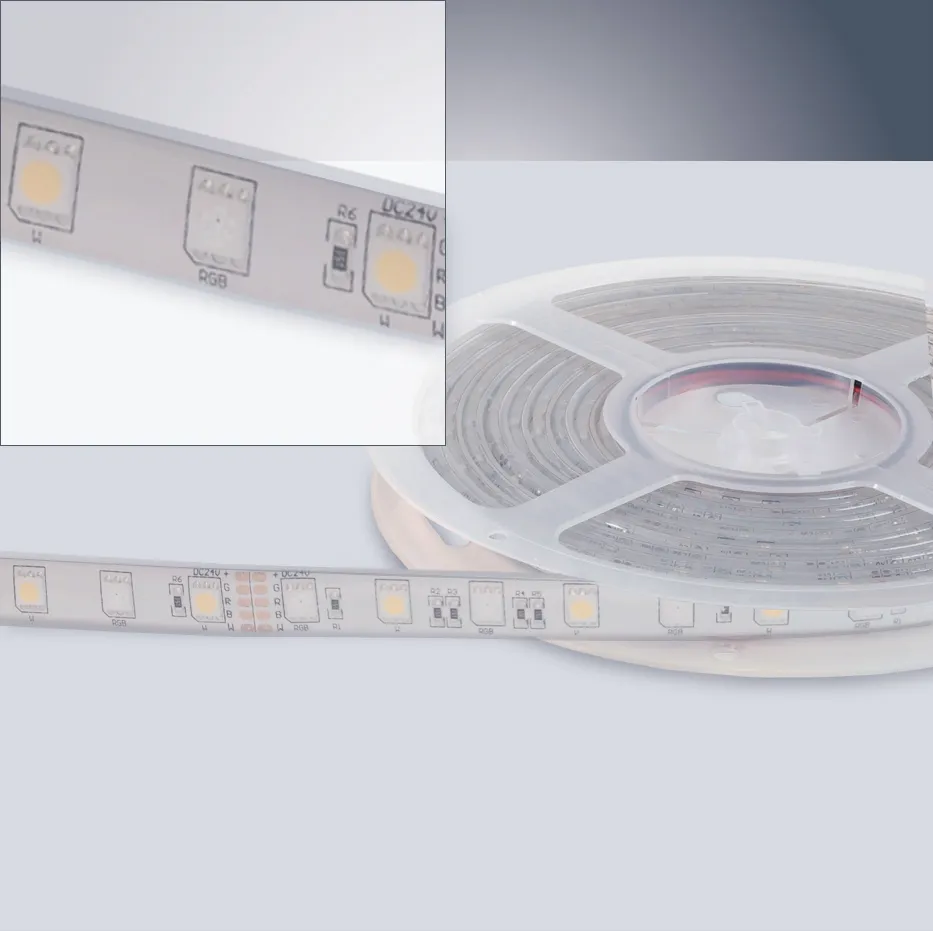 LED strip GOLD IP68, 24Vdc, RGB-XWW (2700K)