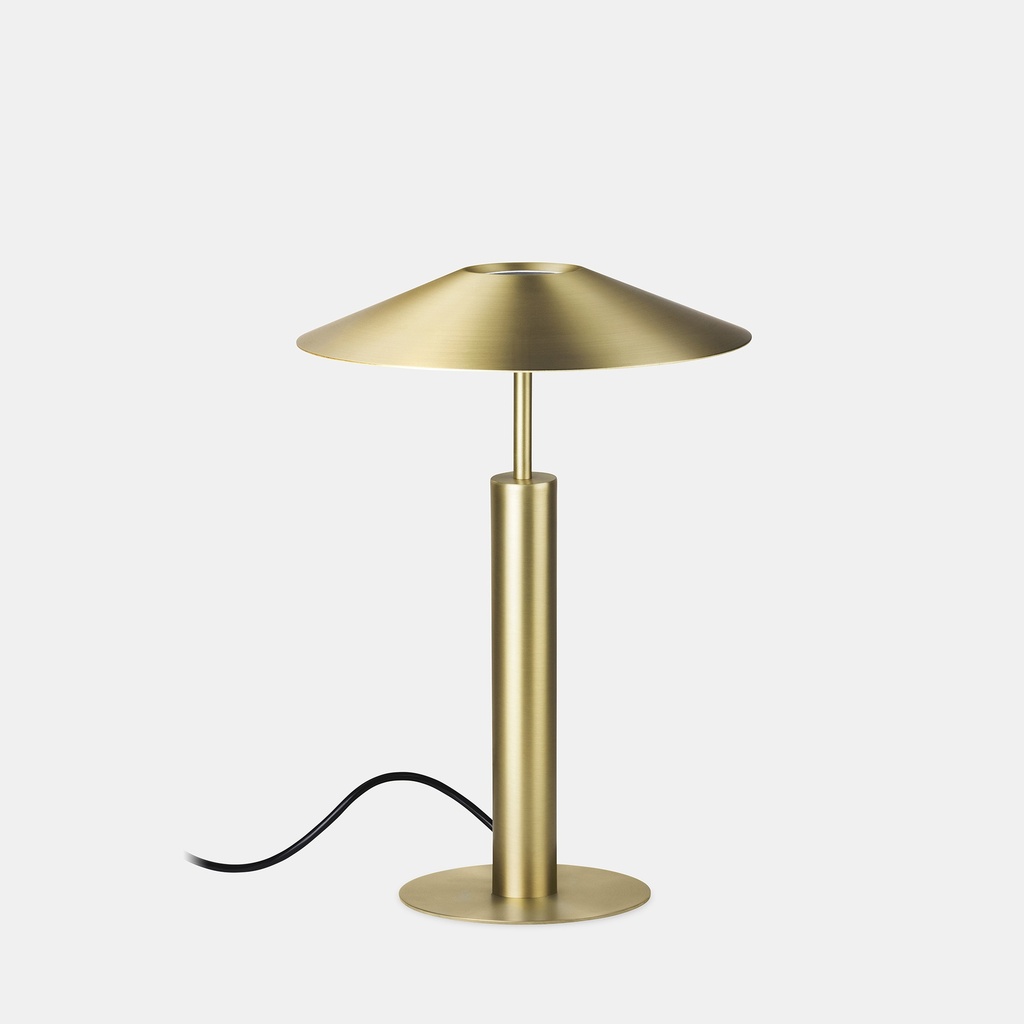 Table lamp H LED 16.3W LED warm-white 2700K ON-OFF Matte gold 570lm